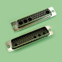 PND20-50 D-SUB Coaxial Connector 50Pin Solder / P.C.B/ Right Angle