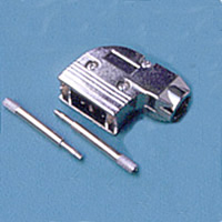 PM05-09 09 Pin D-Sub Right Angle Metal Hoods