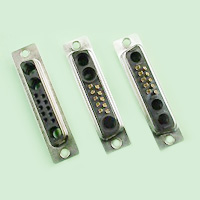 PND20-25 D-SUB Coaxial Connector 15Pin Solder / P.C.B / Right Angle